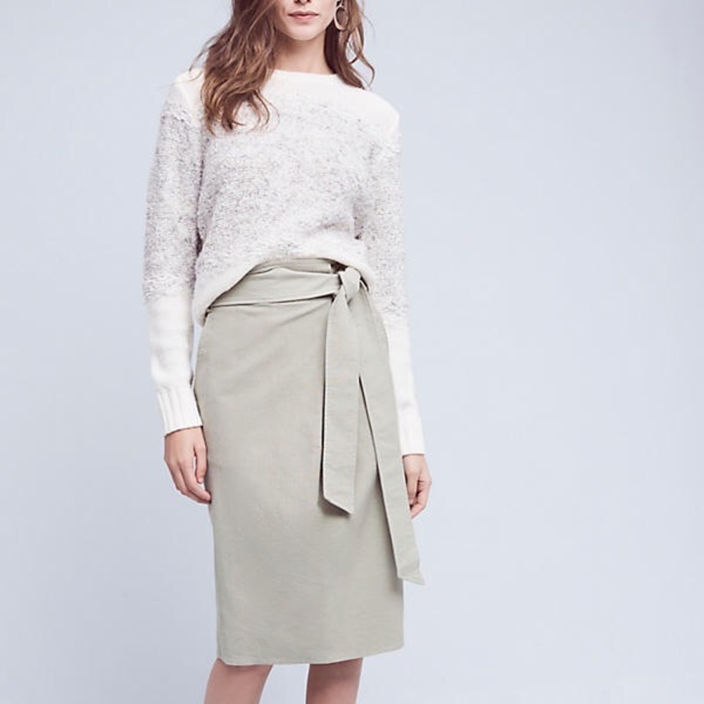 Anthropologie Felisa Paperbag-Waisted Skirt